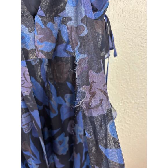 Ted Baker London Vertey Pinnafore Ruffle Dress Size 2 - Picture 6 of 9